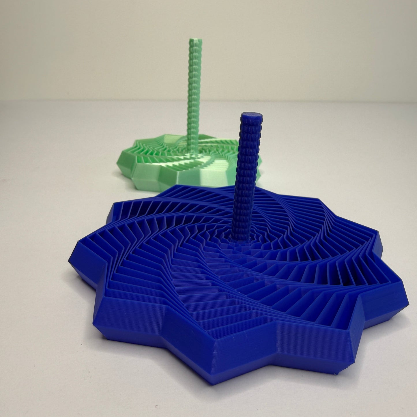 Blue and Teal Silk Star Fidget Toys